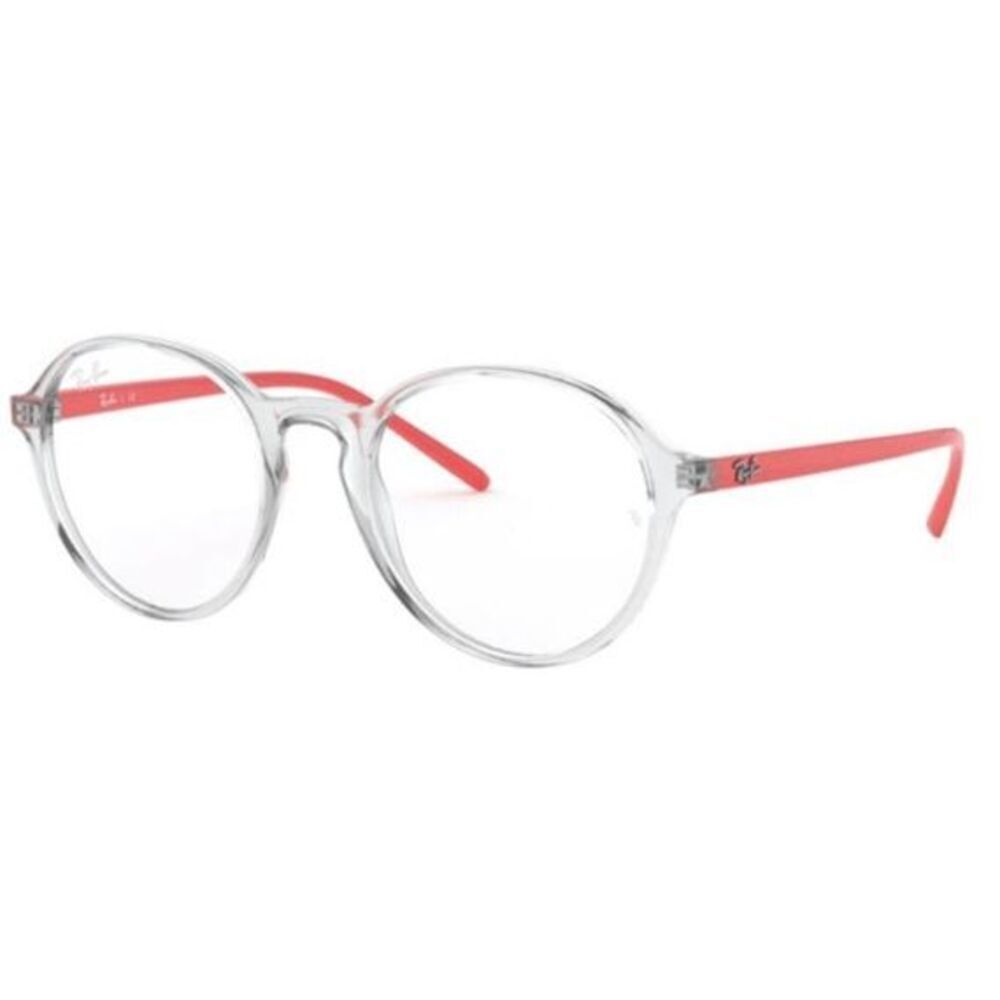 NEW Ray Ban 7173  5950 49 20 145 pink/clear glasses Rx w/case